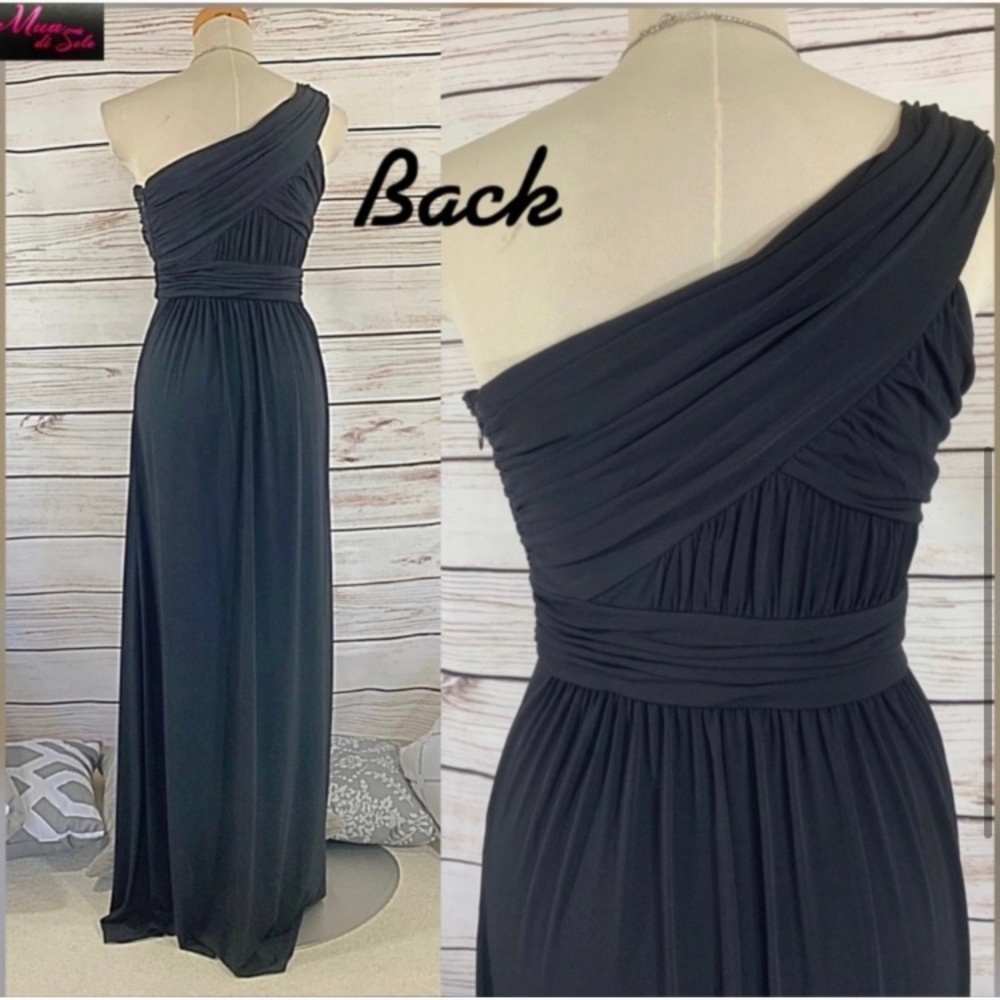 BCBG MAXAZRIA Evening One Shoulder Dress - Picture 4 of 7